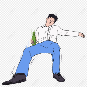 drunk man