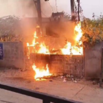 ભુજમાં જૈન અમર ધામ પાસે લાગી આગ