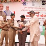 માંડવી ખાતે રૂ. 781. 83 લાખના ખર્ચે નિર્મિત થનાર પોલીસ આવાસોનું રાજ્યમંત્રીશ્રી કમલેશભાઈ પટેલ દ્વારા ખાતમૂહુર્ત