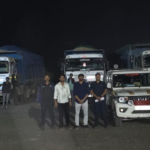 ભચાઉના લાકડીયા ખાતેથી રોયલ્ટી પાસ વિના બિનઅધિકૃત ખનિજનું વહન કરતાં છ ડમ્પર સીઝ કરાયા