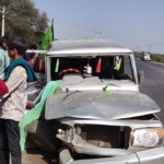 ભુજ ખાવડા રોડ પર લોરીયા ચેકપોસ્ટ પાસે ટ્રેલર અને બોલેરો વચ્ચે ગંભીર અકસ્માત એક નું ઘટના સ્થળે મોત