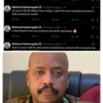 “તુર્કીએ અમને 1  અબજ ડોલર આપવા જોઈએ અથવા તે દેશની સૌથી સુંદર મહિલાને મારી પત્ની બનાવવા માટે મને સોંપવી જોઈએ : મુહુઝી કૈનેરુગાબા