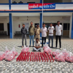 ભારતીય બનાવટના વિદેશી દારુ નો ગણનાપાત્ર કેશ શોધી કાઢતી સામખીયારી પોલીસ