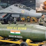 ભારતીય સંરક્ષણ મંત્રાલયે વાયુસેના માટે 1000 કિલોગ્રામ વજનના અત્યાધુનિક એરિયલ બોમ્બના નિર્માણ