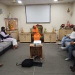 ગુજરાત રાજ્ય સંસ્કૃત બોર્ડના ચેરમેનશ્રીએ માધાપર ખાતે આર્ષ અધ્યયન કેન્દ્રની મુલાકાત લીધી