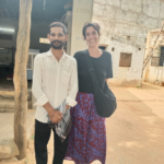 ભુજના કોટાય ગામે કચ્છી હાથવણાટ કામ લાઈવ જોવા ઇટાલી ની ગોરી મેમ એ કચ્છની સ્પે .મુલાકાત લીધી
