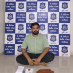 ગેરકાયદેસર નશીલા માદક પદાર્થ હેરોઇનના જથ્થા સાથે એક ઇસમની અટકાયત