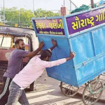 જ્યુબિલી પાસે પુન: ગોઠવાયેલાં દબાણ હટાવાયાં