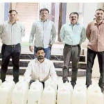 ખેડોઇની વાડીમાંથી દેશી દારૂની ભઠ્ઠી ઝડપાઇ લાખોનું પ્રવાહી જપ્ત